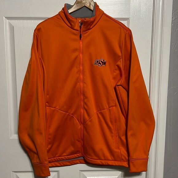 🔥 OKLAHOMA STATE OSU COWBOYS “NWT” Antigua Performance Golf Jacket - Sz Medium - Picture 1 of 14